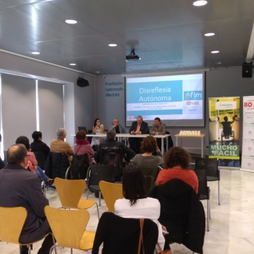 La Fundación del Lesionado Medular presenta una guía para dar a conocer la disreflexia autónoma, un problema que afecta a más del 30% de los pacientes con esta lesión.