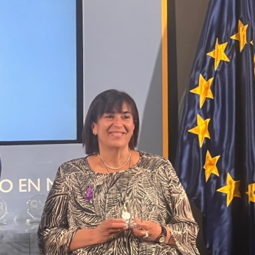 Mayte Gallego, pionera en la lucha por los derechos de la mujer con discapacidad, galardonada por la Delegación del Gobierno en Madrid